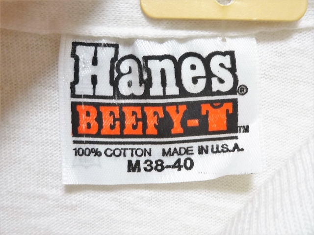 80’ｓ ビンテージ Eddie Hills エディヒル 半袖 Hanes Tシャツ TEXAN ドラッグボートレース 100％コットン M 白 USA製 両面プリント_画像3