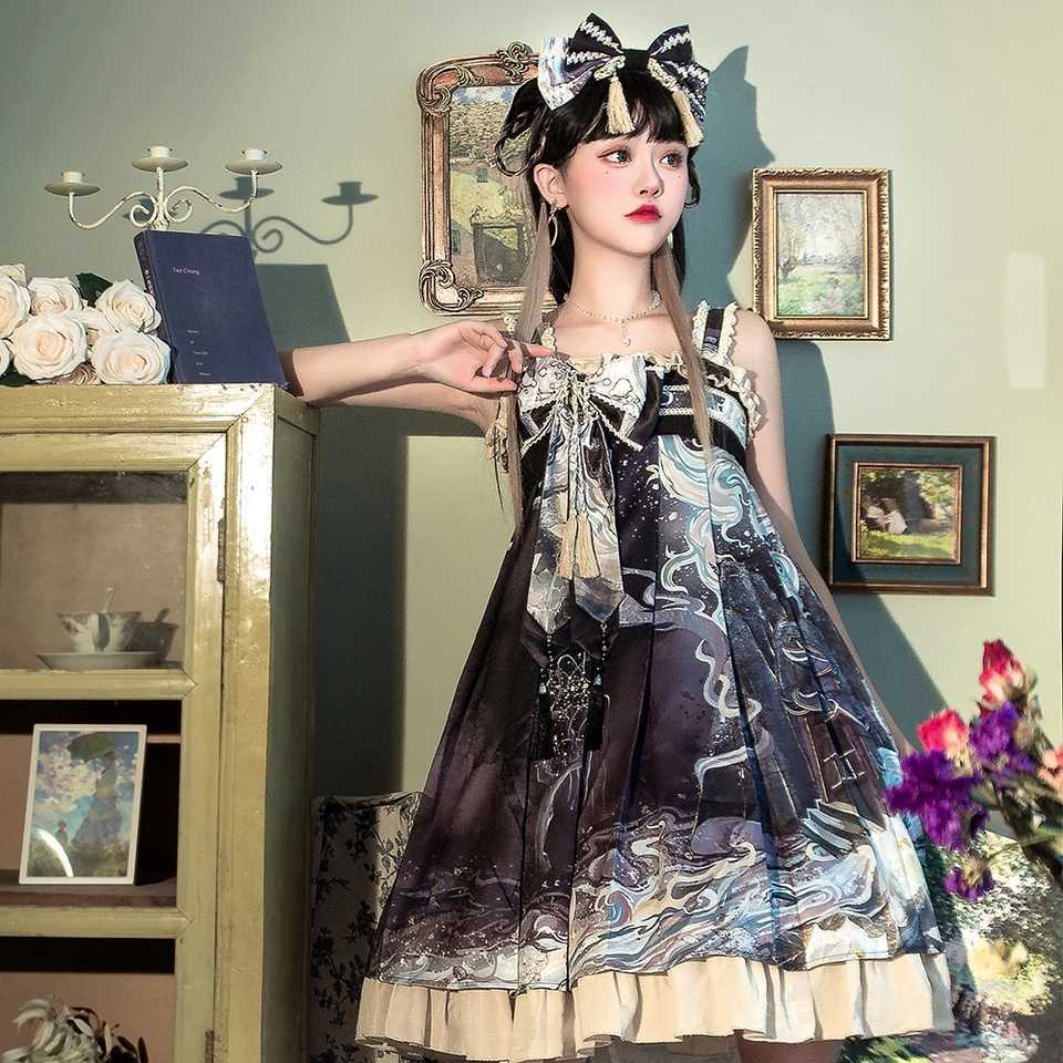  gorgeous gothic Gothic and Lolita Lolita dress cosplay gorgeous frill lace ribbon black black stage costume visual v series 