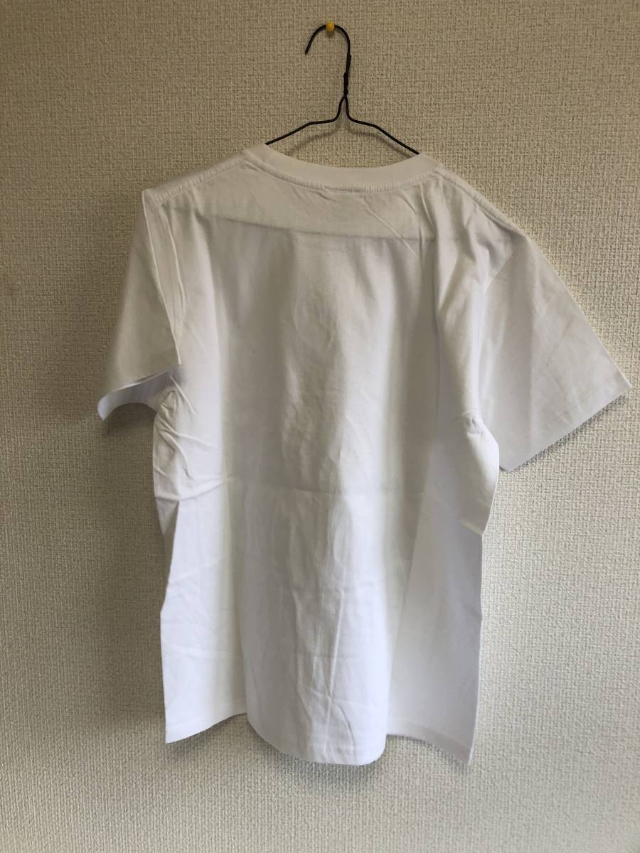 激安レア新品未使用タグ付き むかしむかし Tシャツ 日本製和柄 Mサイズ美ら海立体プリント JAPAN 3D ART半袖白ホワイト未使用1円スタートの画像5