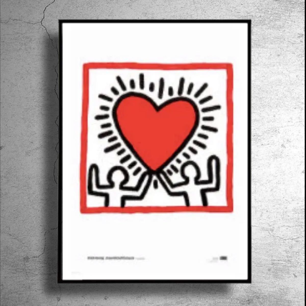 オーストラリア限定！現代美術家『Keith Haring,キース・ヘリング』日本未流通ポスター！コンテンポラリーアートe