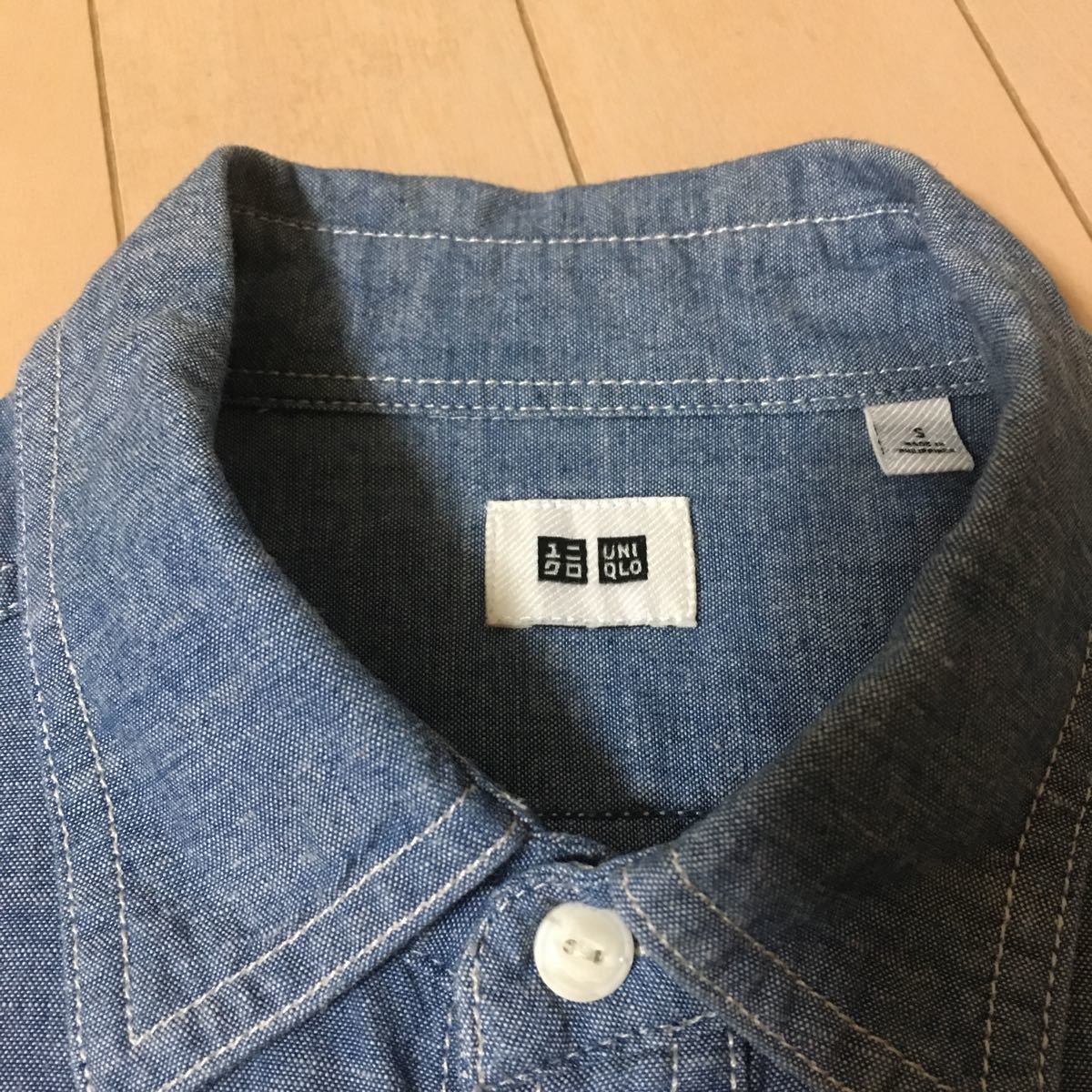 Paypayフリマ ユニクロ デニムシャツ 七分袖 メンズs Paypayフリマ ユニクロ デニムシャツ 七分袖 メンズs