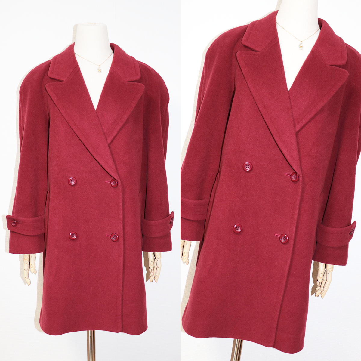 セール】BURBERRY バーバリー 高級素材モデル♪☆美品☆ カシミヤMIX