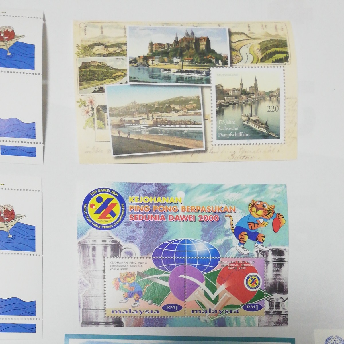 世界各国切手コレクション 小型シート未使用12種まとめ④