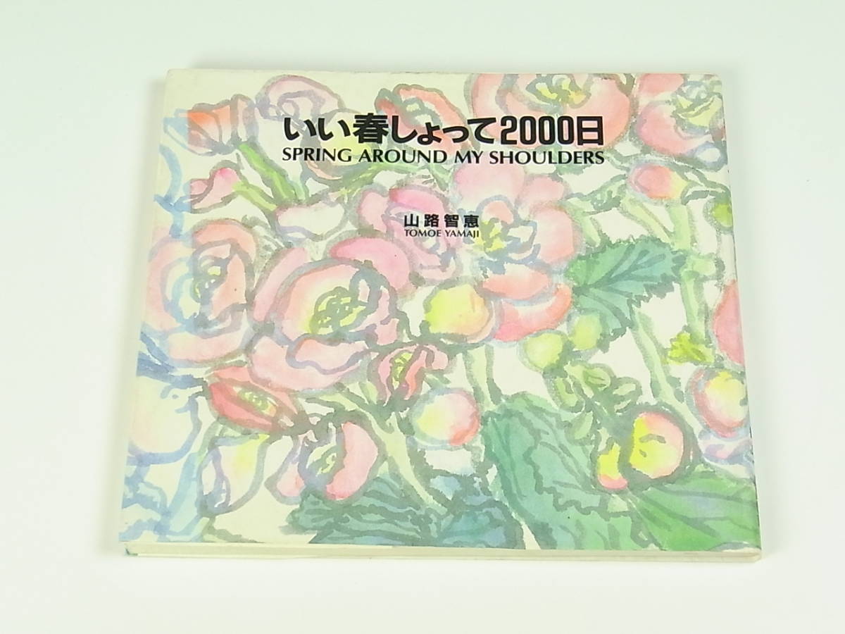 山路智恵 『いい春しょって２０００日』 1994年 初版 大崎ウエストギャラリー 作品解説 図録 専門書 絵手紙を描き続けた毎日の心のつぶやき_画像1