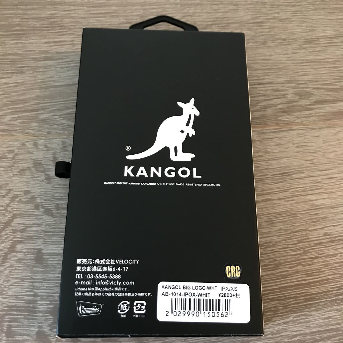 ☆新品☆人気☆ iPhoneケース 人気ブランドKANGOL ビックロゴ　iPhone X スマホケース ホワイト！！iPhoneXS 送料無料！_画像3