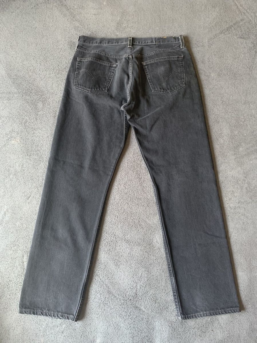 90s Levi's 501 W36 L32 ブラック デニム USA製 リーバイス 黒 アメリカ製 vintage ビンテージ 後染 スーパーブラック 505 サルファ 90s Levi's 501 W36 L32 ブラック デニム USA製 リーバイス 黒 アメリカ製 vintage ビンテージ 後染 スーパーブラック 505 サルファ