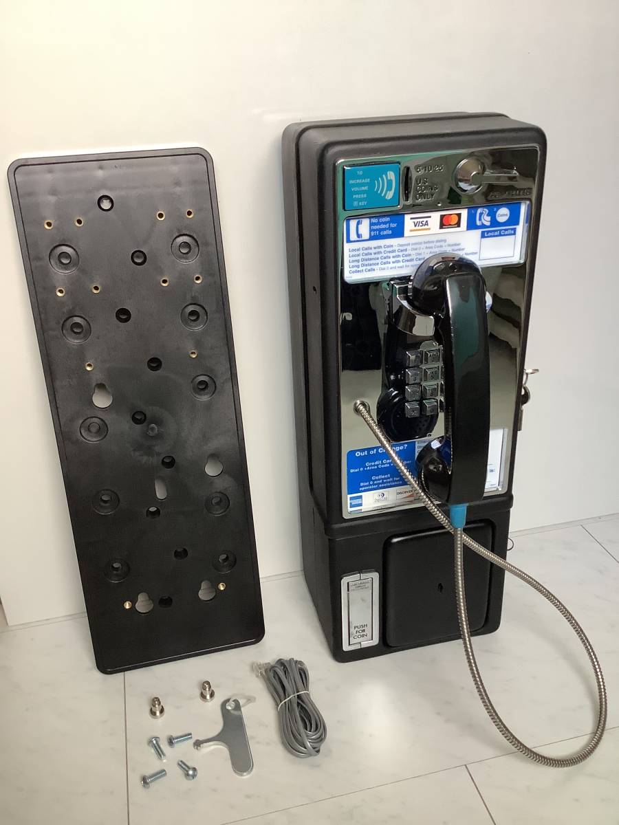 バックライト付 公衆電話 南京錠-