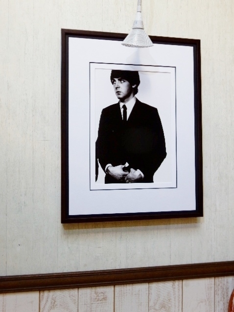  paul (pole) McCartney /1965/ art Picture frame /Paul McCartney/Beatles/ Beatles / interior / wall decoration / musician 