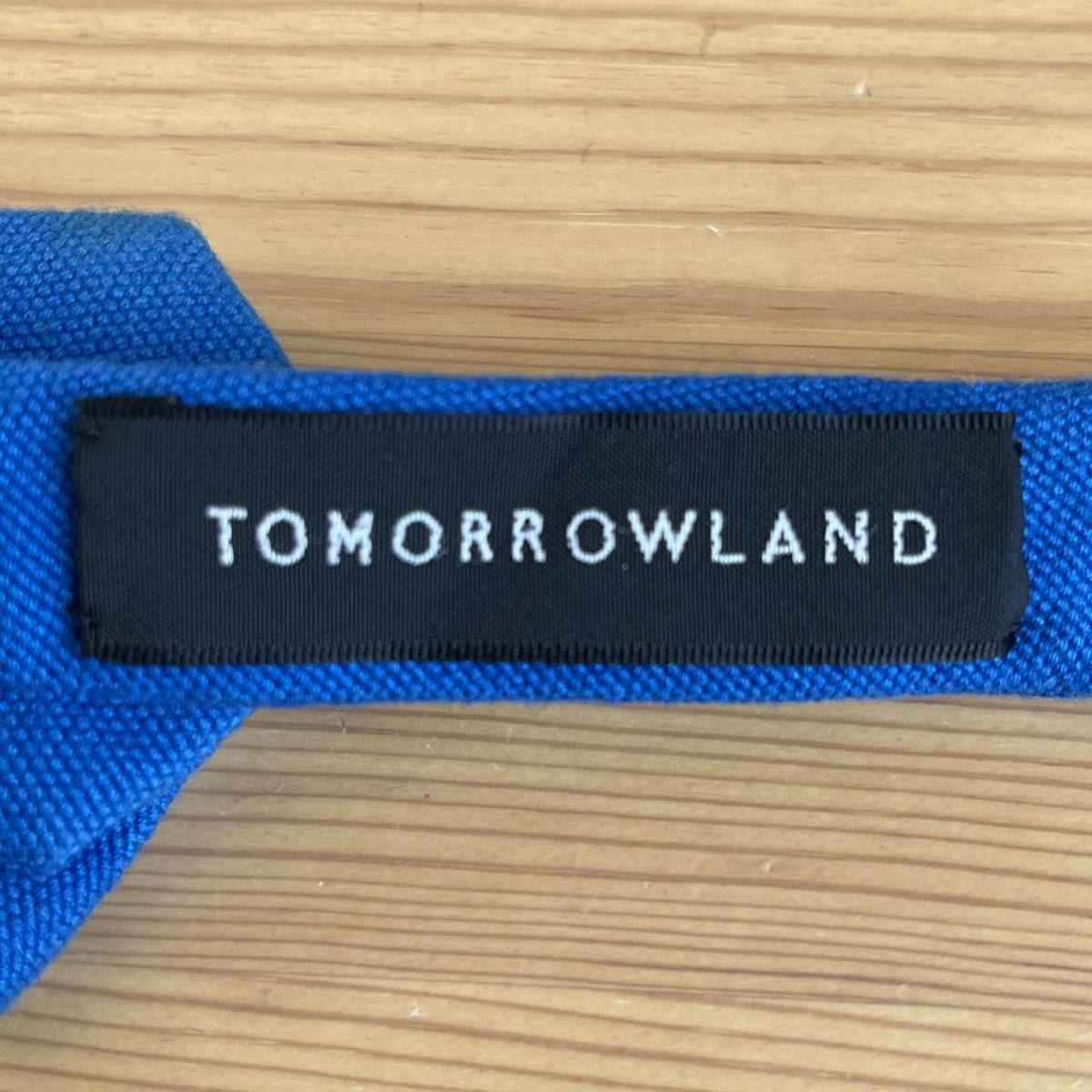 TOMORROWLAND（トゥモローランド） 青ブルー蝶ネクタイ_画像1