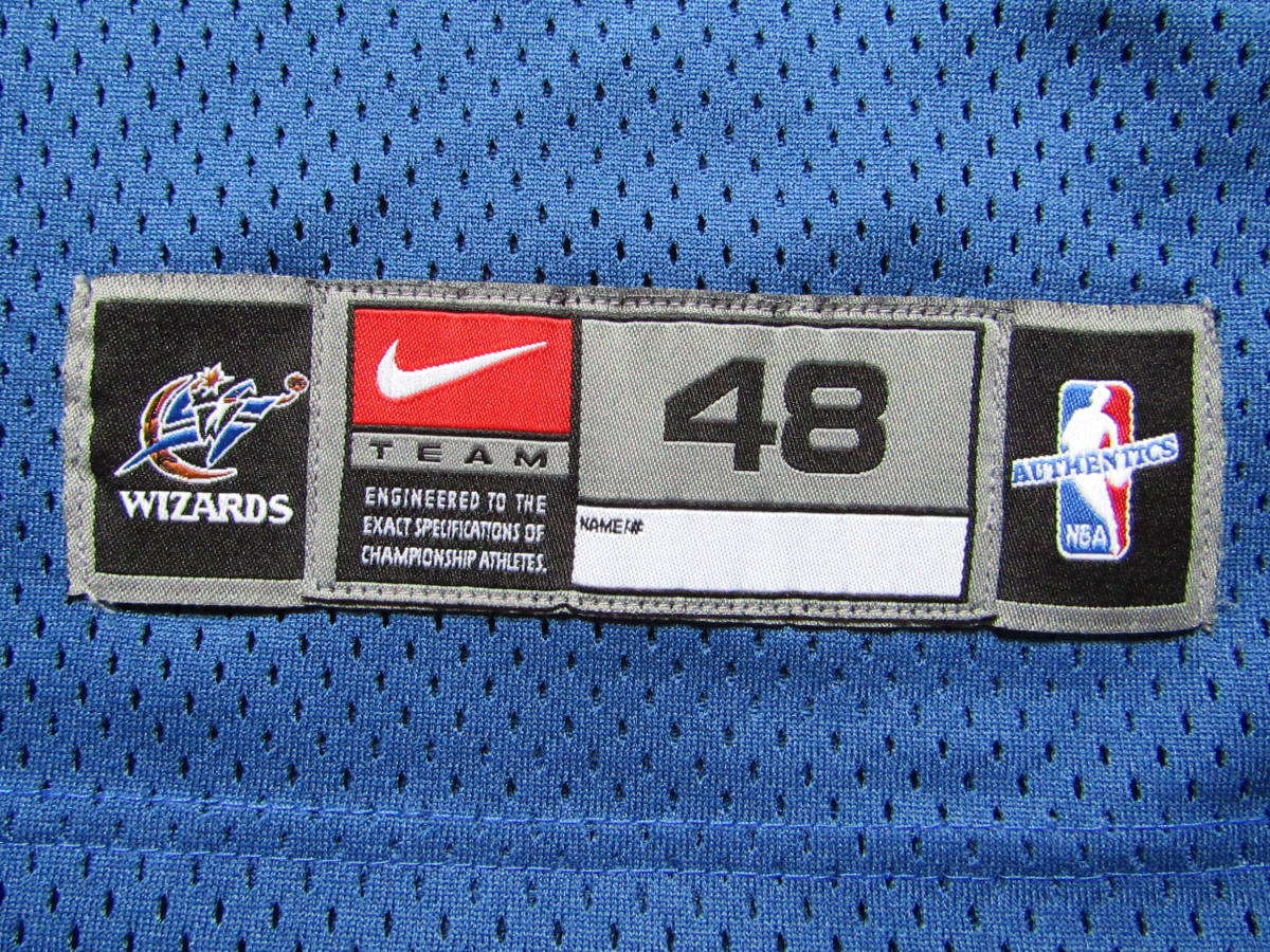 NBA JORDAN #23 WIZARDS マイケル・ジョーダン ウィザース NIKE製 ナイキ ユニフォーム オーセンティック ジャージ バスケ  シャツ 刺繍