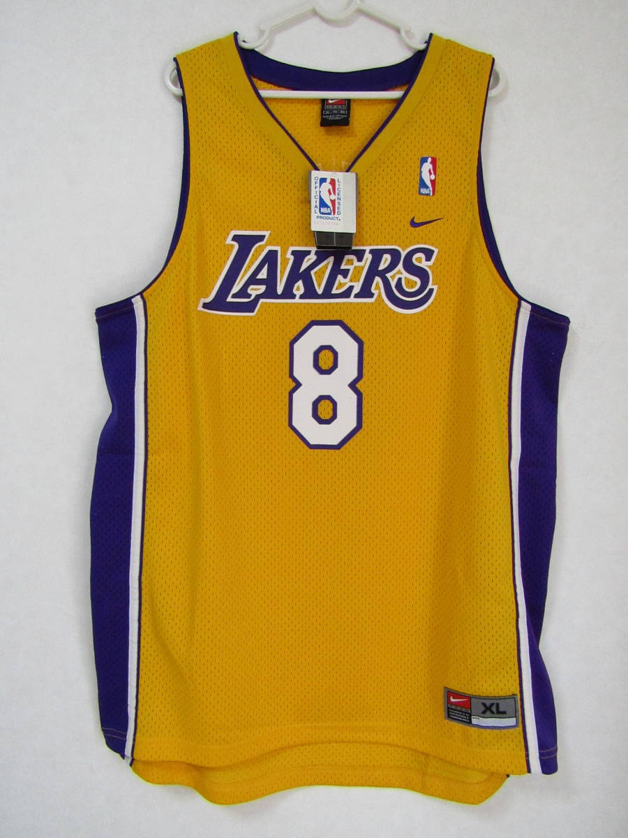 ■美品 NBA LAKERS コービー・ブライアント BRYANT #8 ロサンゼルス・レイカーズ NIKE ナイキ製 ユニフォーム バスケ ゲームシャツ 1
