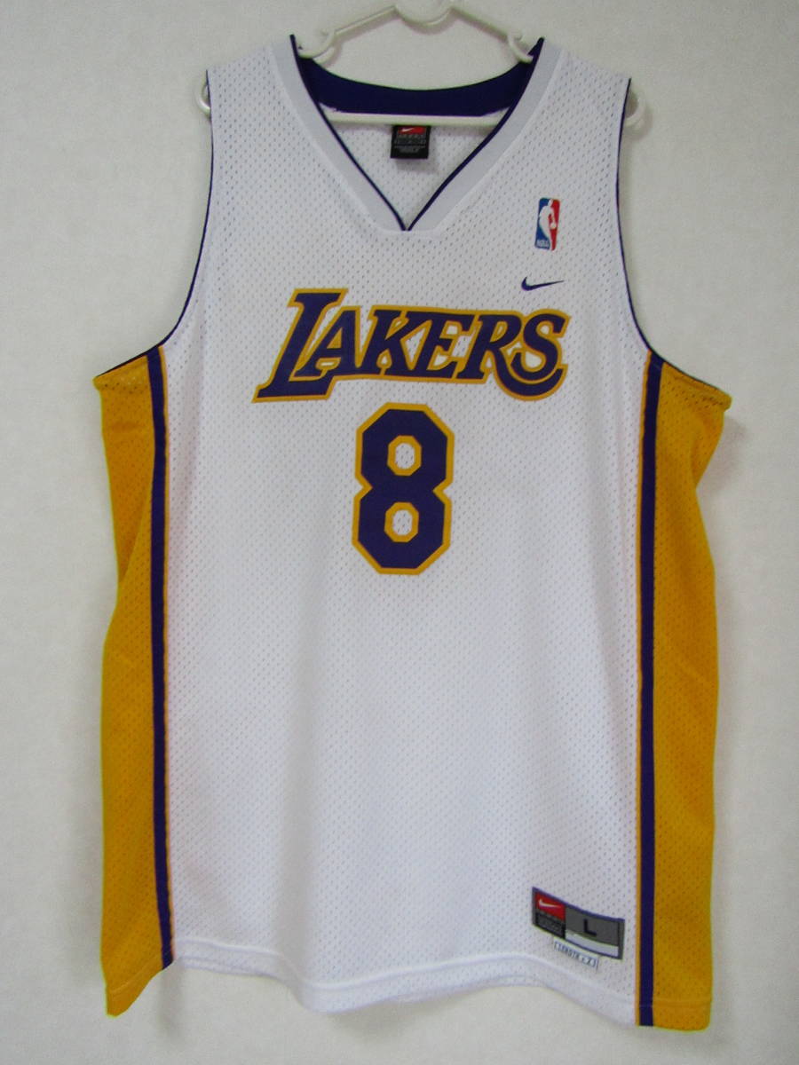 ■美品 NBA LAKERS コービー・ブライアント BRYANT #8 ロサンゼルス・レイカーズ ナイキ NIKE製　ユニフォーム　バスケ ゲームシャツ
