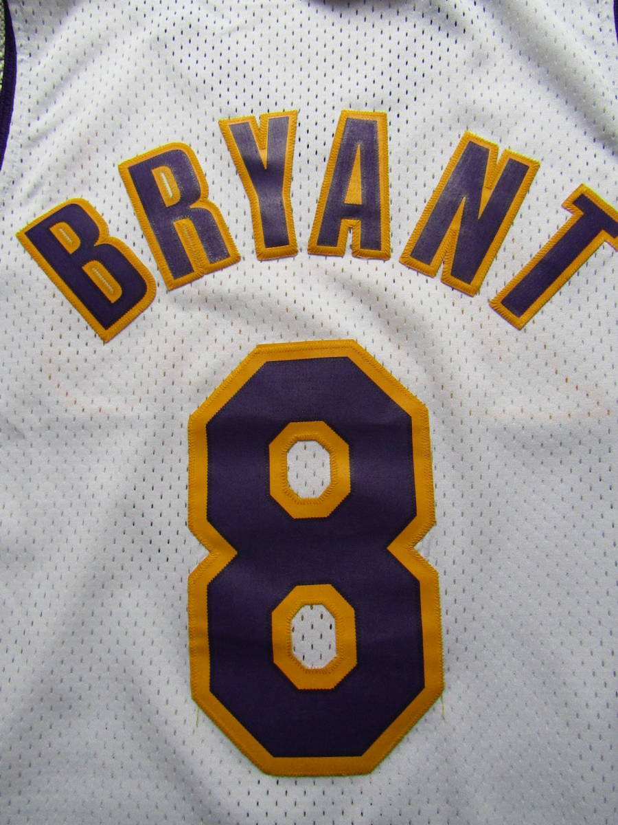 ■美品 NBA LAKERS コービー・ブライアント BRYANT #8 ロサンゼルス・レイカーズ ナイキ NIKE製 ユニフォーム バスケ ゲームシャツの画像5