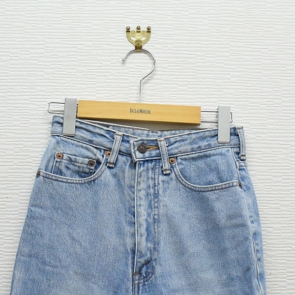 LEVI’S リーバイス レディース デニム パンツ サイズ 7号 28インチ W515-0217 W28 L31 ブルー系 女性用 シンプル お洒落 ジーンズ_リーバイス レディース デニム パンツ