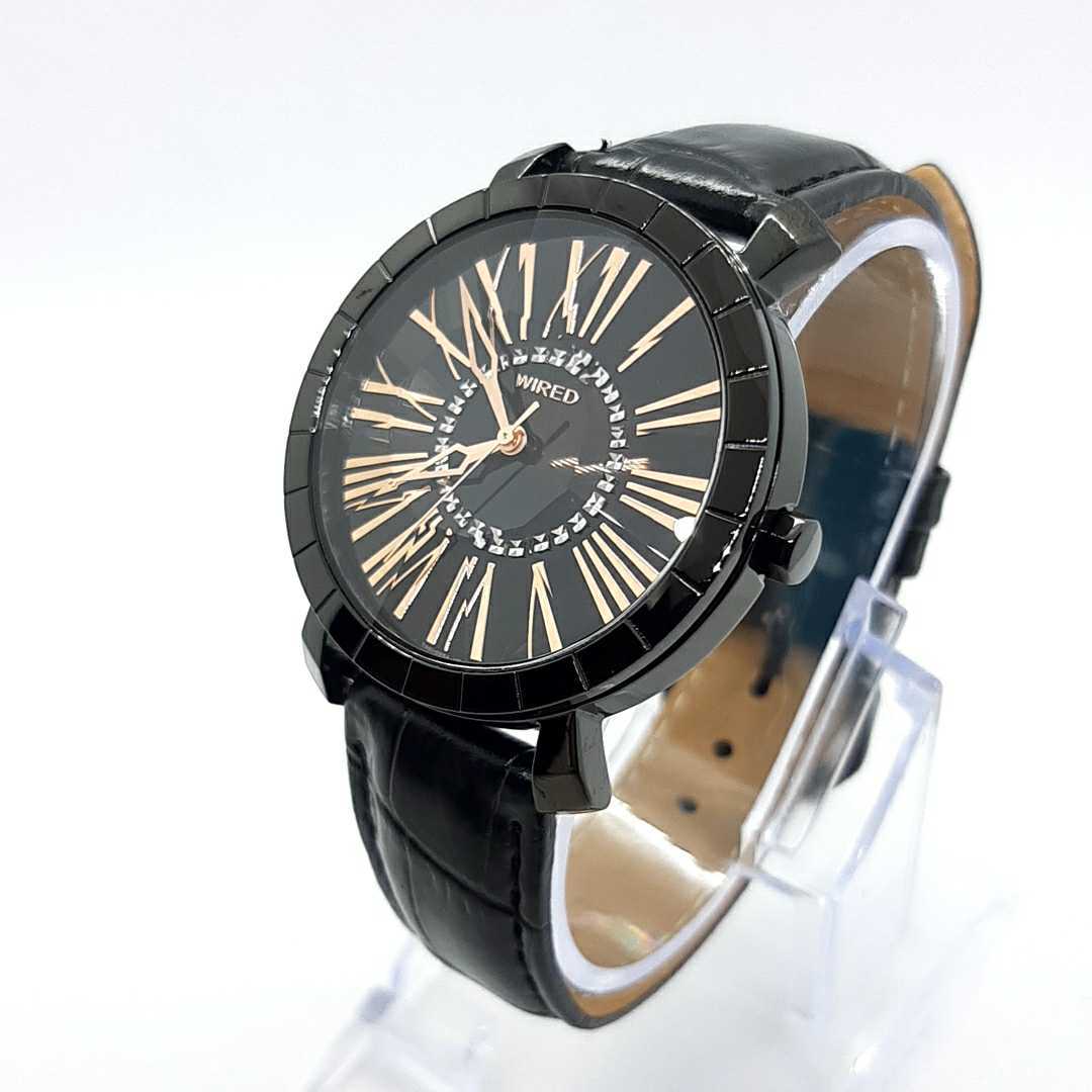 ☆宅急便送料無料!革ベルト&電池新品!☆SEIKO WIRED セイコー