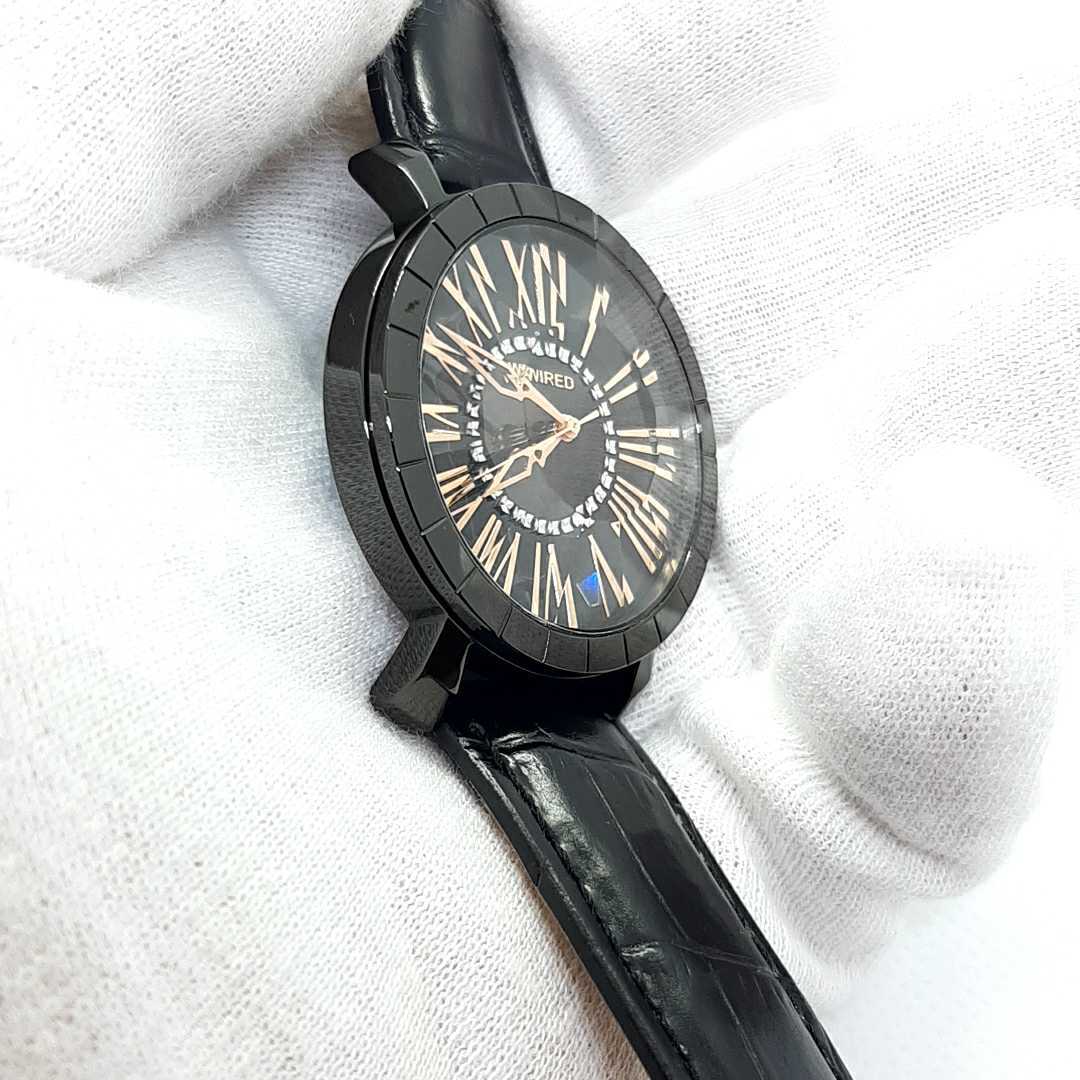 ☆宅急便送料無料!革ベルト&電池新品!☆SEIKO WIRED セイコー