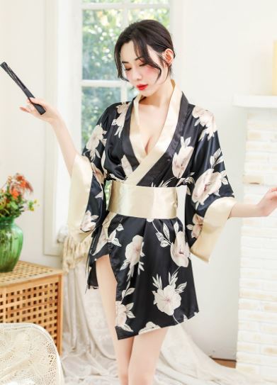 セクシーコスプレ花魁和服着物ランジェリー衣装女性和風和装コスチューム豪華4点セット 白黒 日本代購代bid第一推介 Funbid セクシーコスプレ花魁和服着物ランジェリー衣装女性和風和装コスチューム豪華4点セット 白黒 日本代購代bid第一推介 Funbid