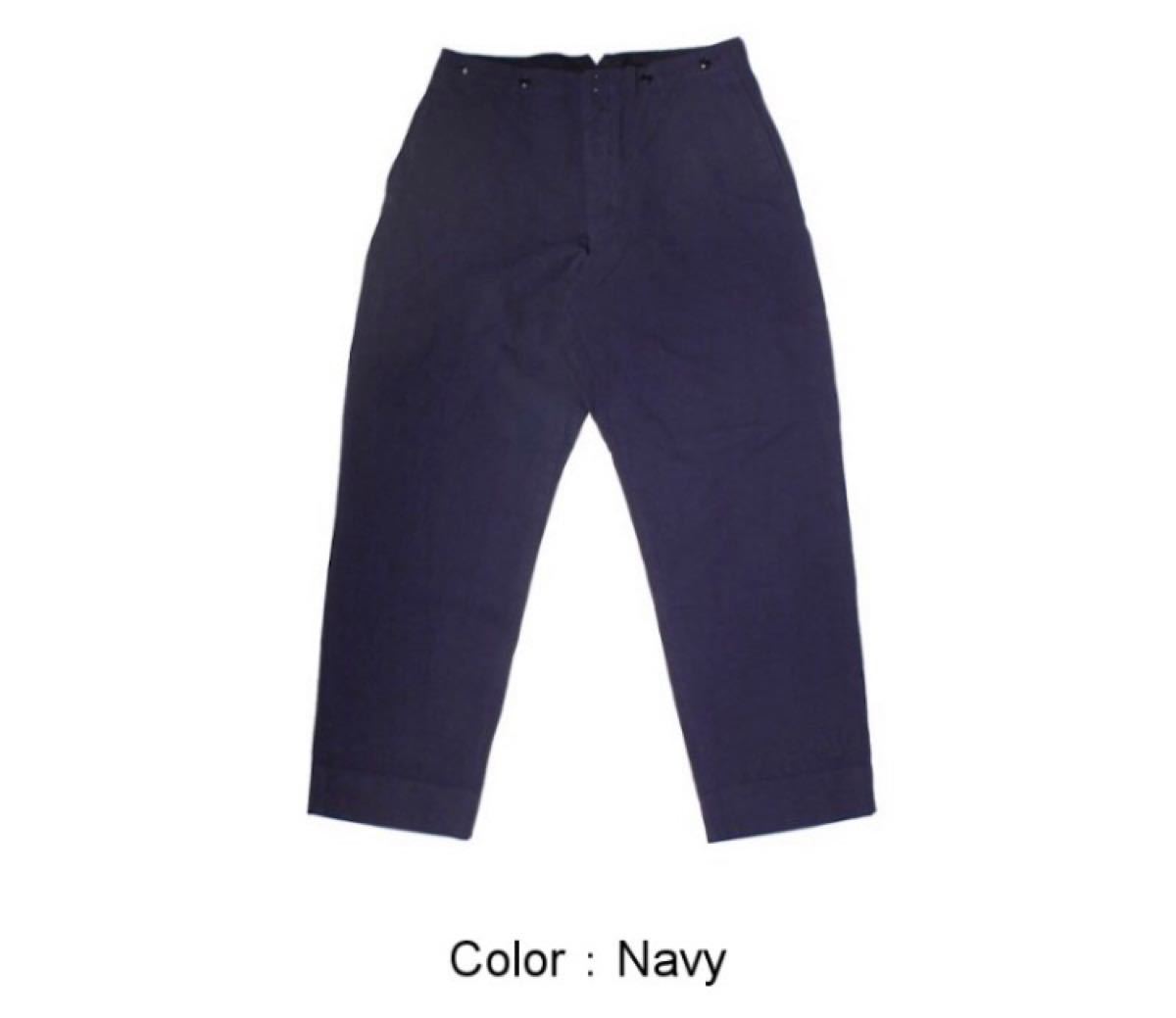 COMOLI コモリ 20AW 製品染 バックストラップパンツ[3 COMOLI コモリ 20AW 製品染 バックストラップパンツ[3