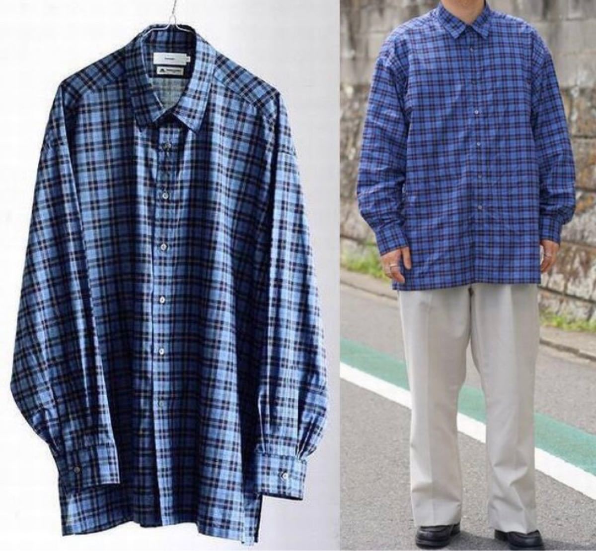 GRAPHPAPER グラフペーパー L'ECHOPPE レショップ別注 THOMAS MASON regular shirt 