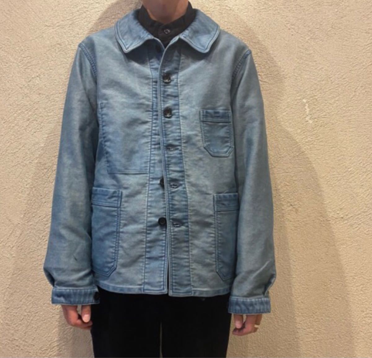 新品タグ付】Outil・ウティ VESTE LAVAL モールスキン 新品タグ付】Outil・ウティ VESTE LAVAL モールスキン