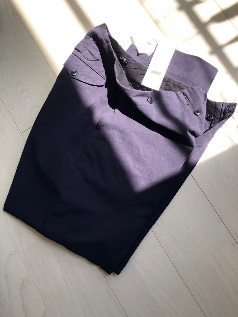COMOLI コモリ 20AW 製品染 バックストラップパンツ[3 COMOLI コモリ 20AW 製品染 バックストラップパンツ[3