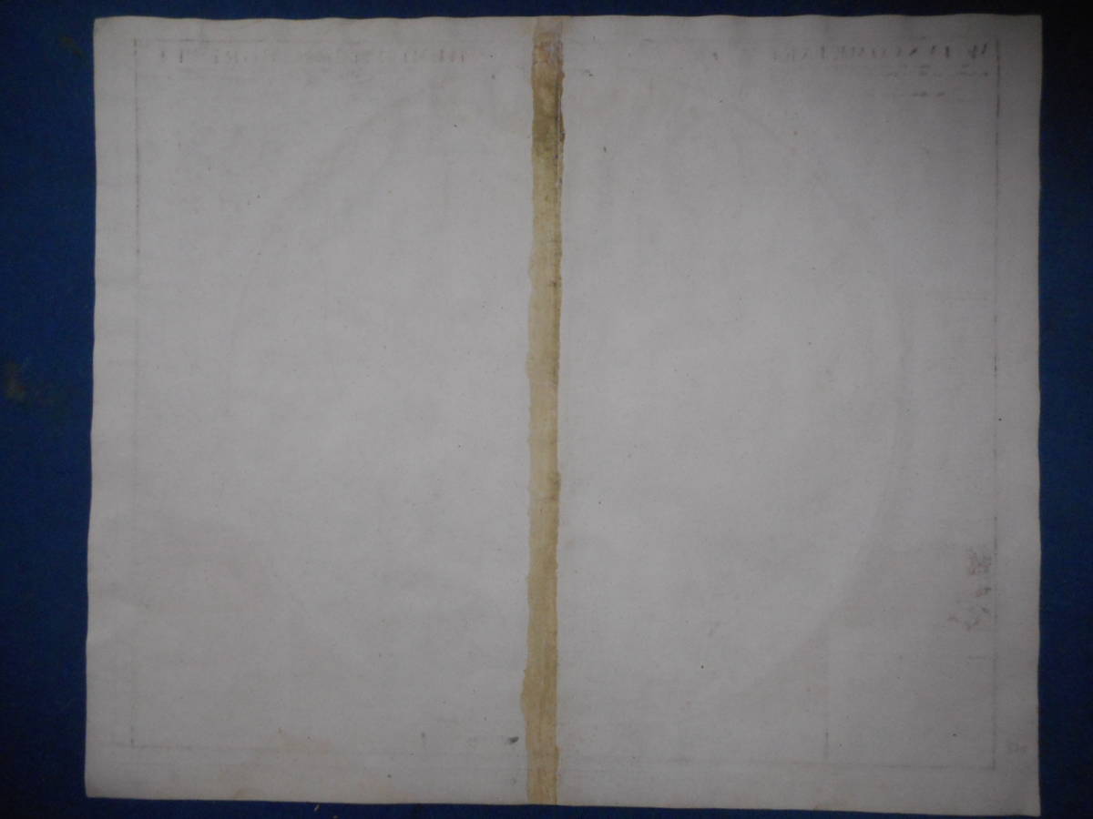 アンティーク 天文 天体 星座早見盤 手彩色銅版画 星図 1742年 アンティーク 天文 天体 星座早見盤 手彩色銅版画 星図 1742年