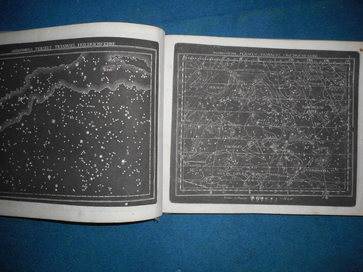 アンティーク、天文、天体、星座早見盤、銅版画、1803年『ゴールドバッハ星図帳』Star map, Planisphere, Celestial atlas - 天文、宇宙 アンティーク、天文、天体、星座早見盤、銅版画、1803年『ゴールドバッハ星図帳』Star map, Planisphere, Celestial atlas - 天文、宇宙