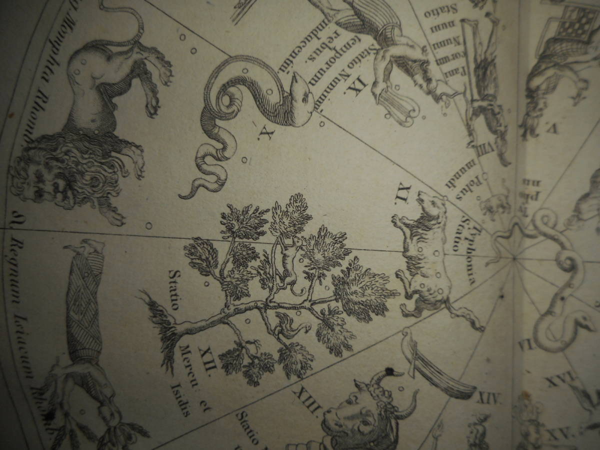 即決1795年『デュプイのエジプト星図=カルトの起源』アンティーク天文、天体、星座早見盤、銅版画Star map, Planisphere, Celestial atlas 自然科学と技術 即決1795年『デュプイのエジプト星図=カルトの起源』アンティーク天文、天体、星座早見盤、銅版画Star map, Planisphere, Celestial atlas 自然科学と技術
