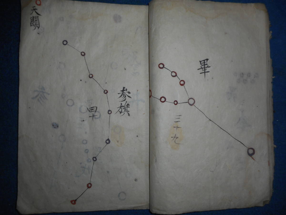 即決アンティーク、天文暦学書、中国星座、星座早見盤、江戸期和 即決アンティーク、天文暦学書、中国星座、星座早見盤、江戸期和