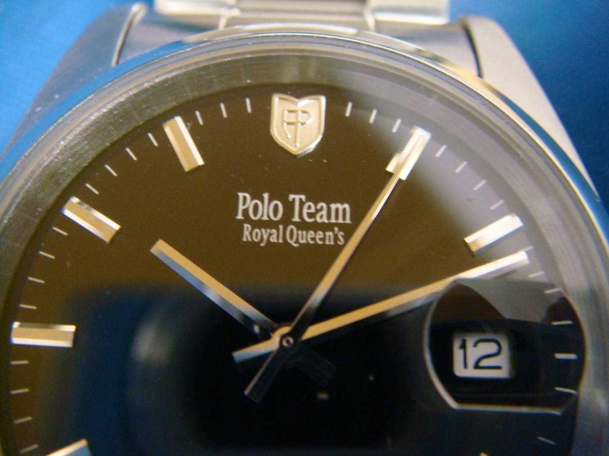 ◆◇４３１Ｓ【未使用ストック品】PoloTeam　オールステンレス　クオーツ腕時計　定価29,000円（動品）◇◆_画像4