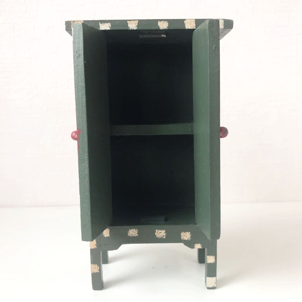 ドールハウス ミニチュアドールハウス 収納家具 家具 食器棚 美品 木製