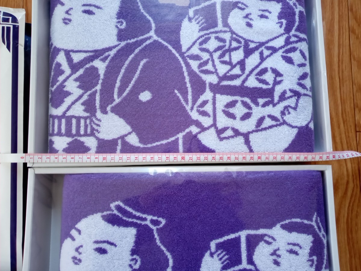 新品 すもう 大相撲 バスタオル 2枚セット 大阪場所 升席 相撲グッズ 大判 今治タオル 同色2枚組