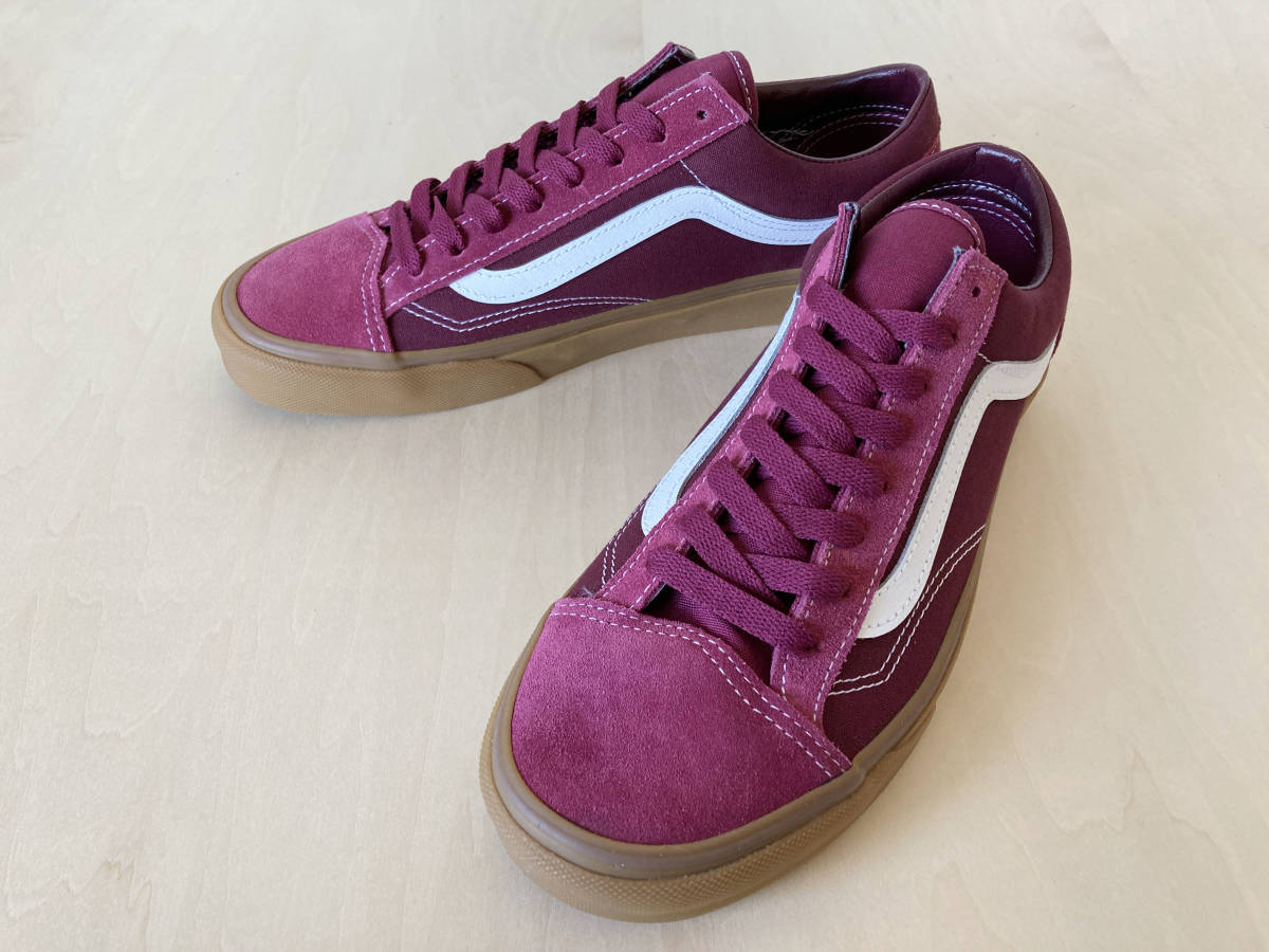 28cm バンズ スタイル36 VANS STYLE 36 (GUM) BEET RED/PORT ROYALE US10/28cm VN0A3DZ3T65