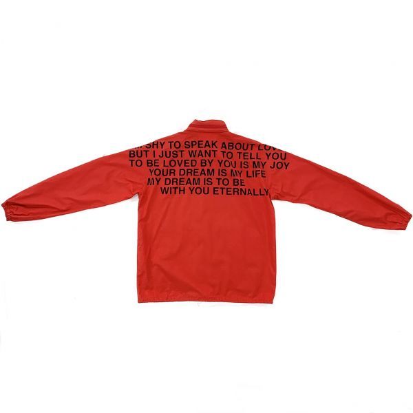 JUNYA WATANABE MAN SS2002 メッセージ バックプリント ジャケット