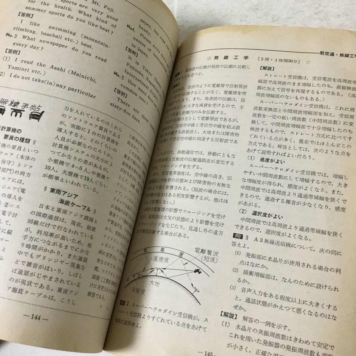 b38 電波受験界 昭和41年11月号 通巻145号 無線工学 電界強度 無線 直流回路 トランジスター 電波 伝送線路 直流回路 変調回路 無線通信士_画像5