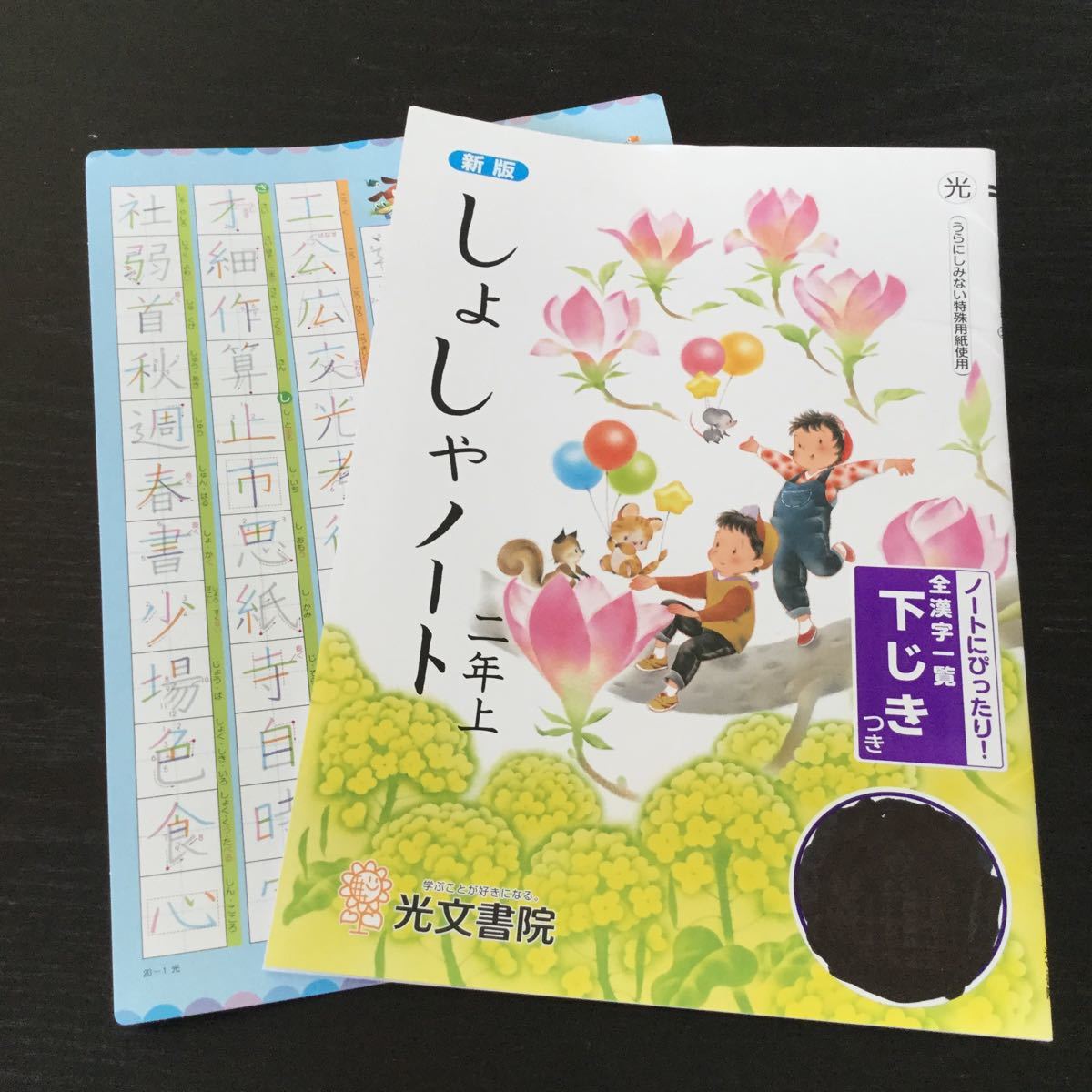 bド33 二年生 書写 書道 習字 書き方 ペン 字 学習 ドリル 問題集 国語 算数 漢字 理科 社会 試験 勉強 小学生 テキスト テスト用紙 教材 _画像1