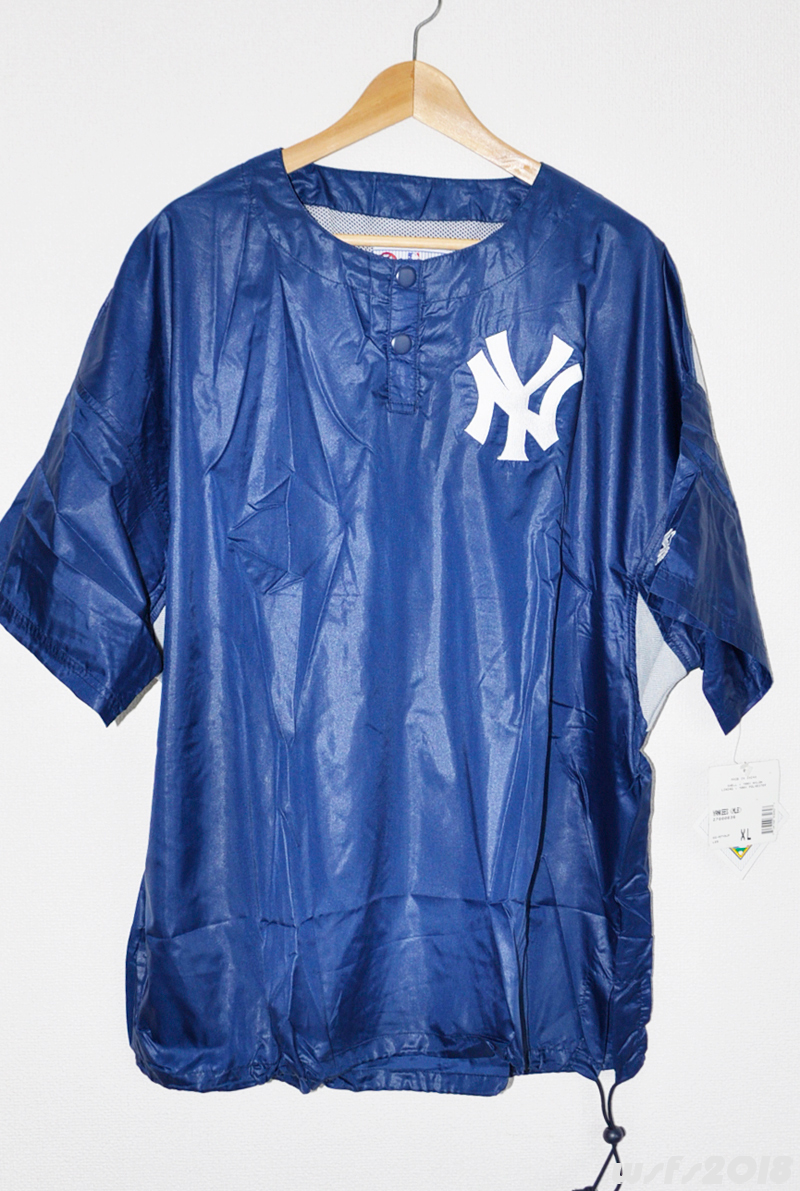 【MLB/新品】ニューヨークヤンキースオーセンティックバッティングケージジャケット(半袖)【Starter/スターター】new york yankees