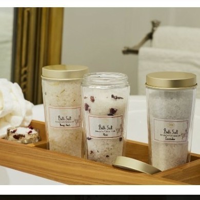 バスソルトセット!サボン SABON バスソルト ローズ 350g ニニ ハーブバスソルト ゼラニウム