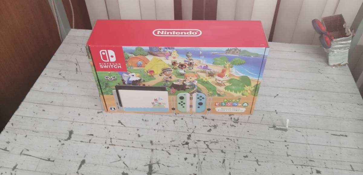 【新品未使用・送料無料】任天堂 Nintendo Switch 本体 (ニンテンドースイッチ) どうぶつの森セット