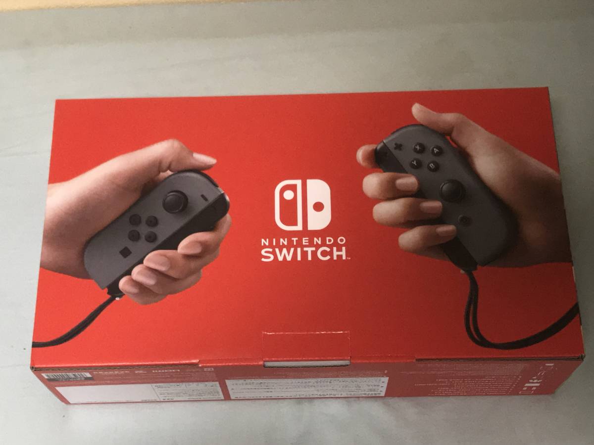 【新品・送料込み】任天堂 Nintendo Switch 本体 (ニンテンドースイッチ) 【Joy-Conグレー 】
