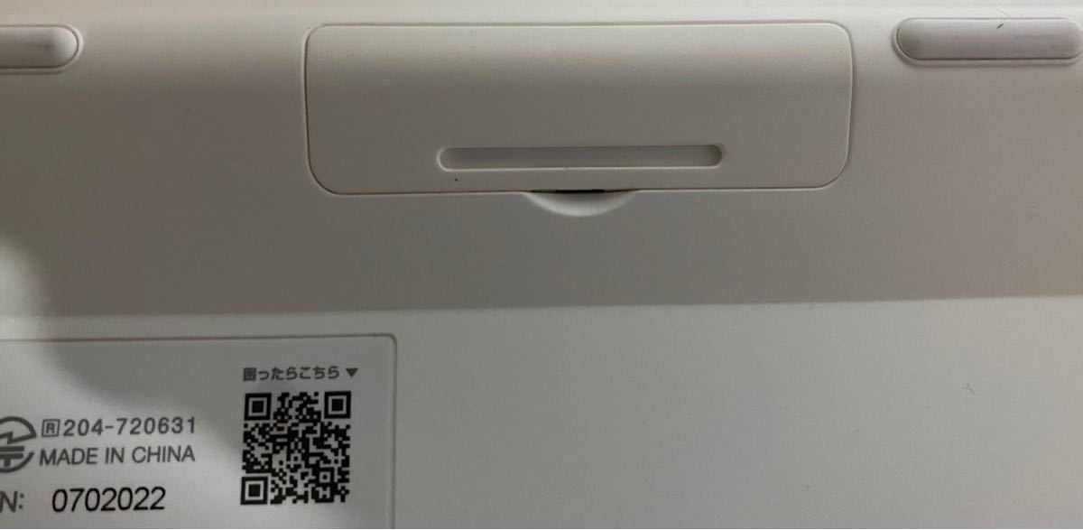 ［訳あり品］Bluetooth薄型ミニキーボード TK-FBP100WH （ホワイト）PC関係