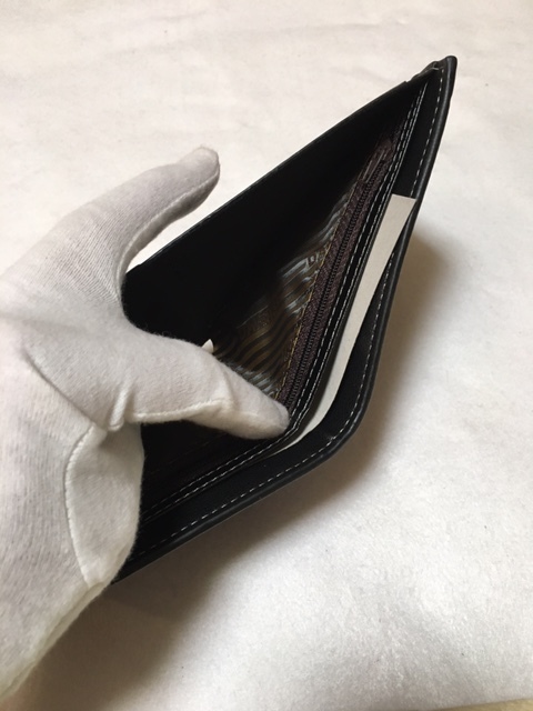 新品 メンズ 財布 カードケース ウォレット 2つ折り財布 ブラック_画像7