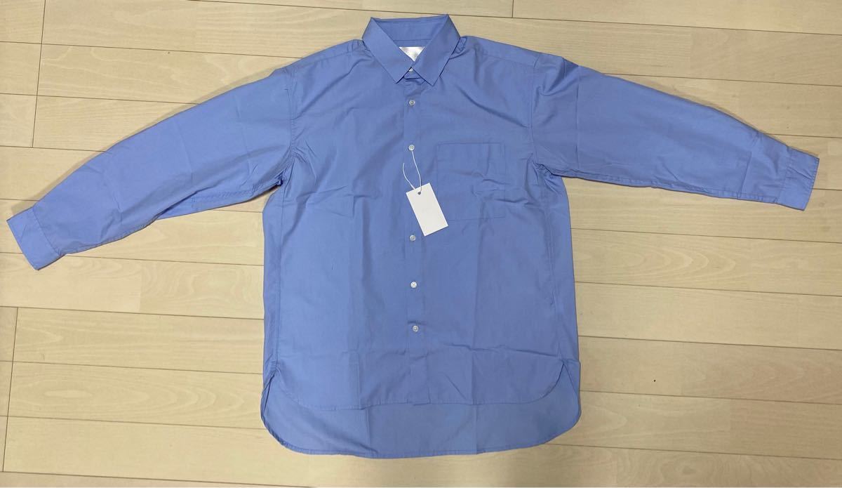 シャツ　kiri SAX BLUE OVER SHIRT サックスブルーオーバーシャツ　Mサイズ