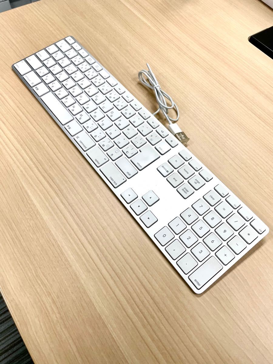 Apple Magic Keyboard　テンキー付き 日本語 JIS シルバー 有線