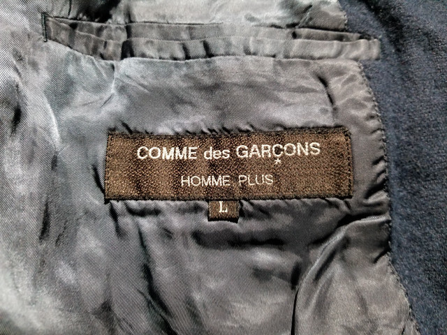 COMME des GARCONS HOMME PLUS 94AW ウール縮絨切替3Bジャケット 1994AW コムデギャルソンオムプリュス 初期縮絨 オフビートユーモア 90s_画像5