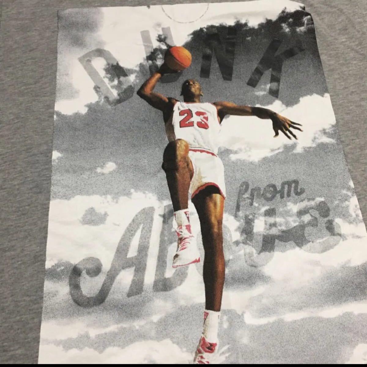 NIKE AIR JORDAN マイケルジョーダン23MJ ナイキダンクTシャツ　ジャンプマン　グレーSサイズ