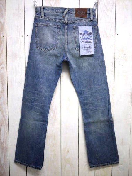  не использовался RALPH LAUREN RUGBY винтажная обработка джинсы (W28 L32) Ralph Lauren регби Denim брюки American Casual 