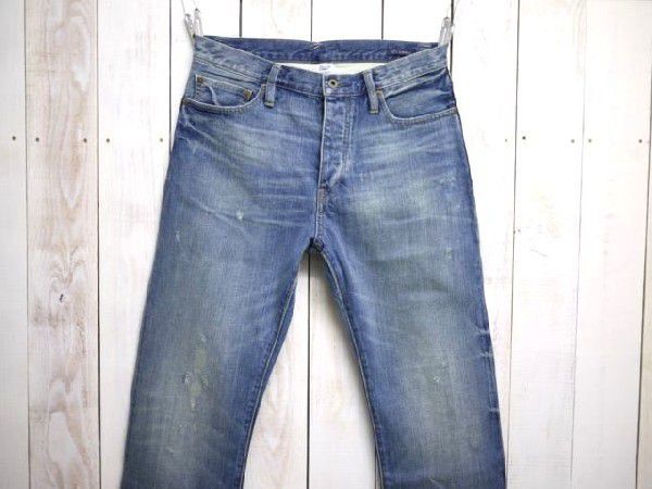  не использовался RALPH LAUREN RUGBY винтажная обработка джинсы (W31 L32) Ralph Lauren регби Denim брюки American Casual 