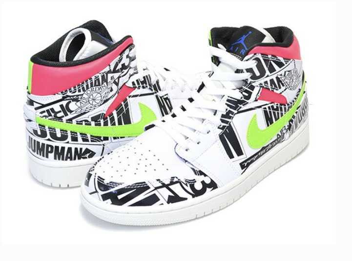NIKE AIR JORDAN ナイキエアジョーダン 554724-119 ナイキ エアジョーダン1ミッド スニーカー メンズ 30cm_画像9