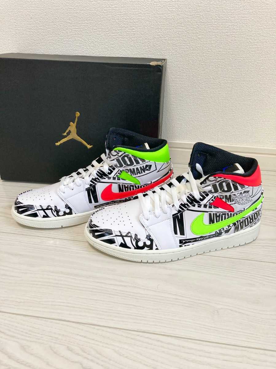 NIKE AIR JORDAN ナイキエアジョーダン 554724-119 ナイキ エアジョーダン1ミッド スニーカー メンズ 30cm_画像7